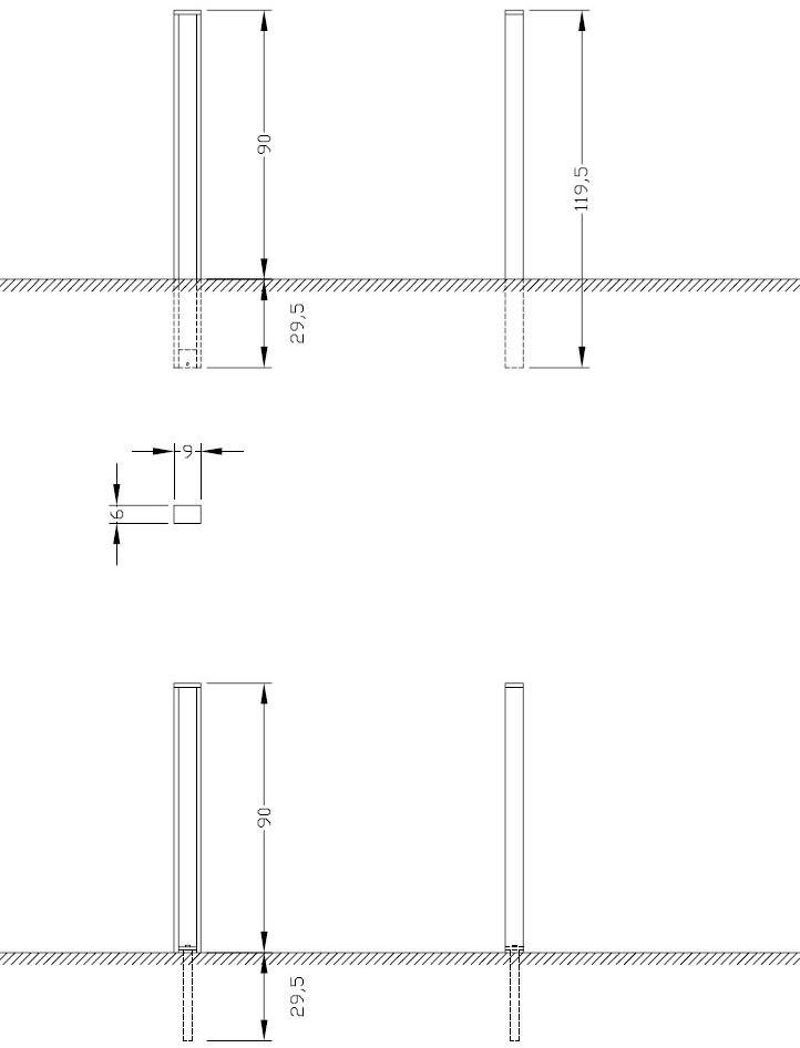 Euroform W Крепление для велосипедов из металла / столбик  420  - Вид №4