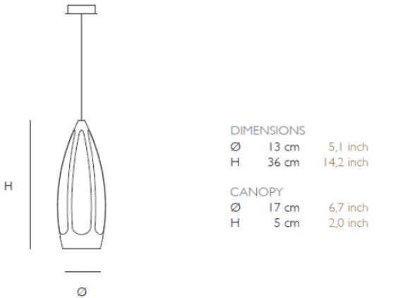 Алюминиевый светодиодный подвесной светильник Quasar компас ARCH-00033014 - Вид №2