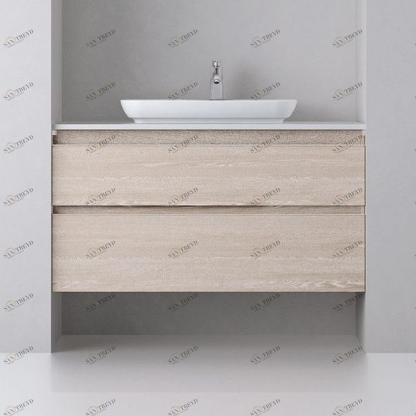 Avila Dos Тумба 120 (2 ящика) с раковиной NOVA Color R6 Advance Trendy 270421201204420120295