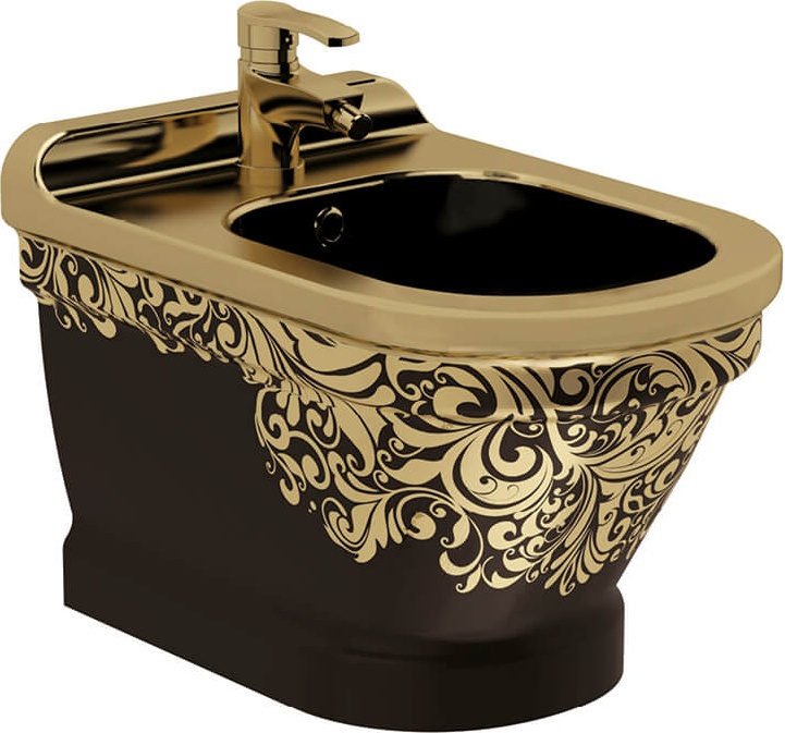 AN510-00SI00E-AK00 ANTIK Биде ЧЕРНОЕ AN510.40010 Creavit Antik 