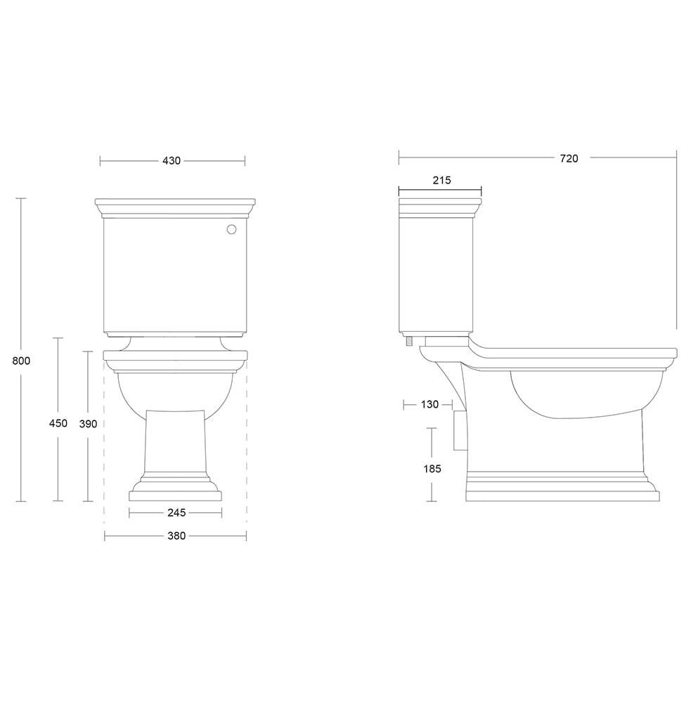 IMSR143 Цистерна закрытого типа по Рэдклиффу и рычаг фитингов Black Sapphire Imperial  - Вид №2