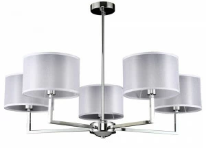 Подвесная люстра Crystal Lux Asta SP5 белая CRYSTAL LUX ДИЗАЙНЕРСКИЕ, ASTA 056875 Белый