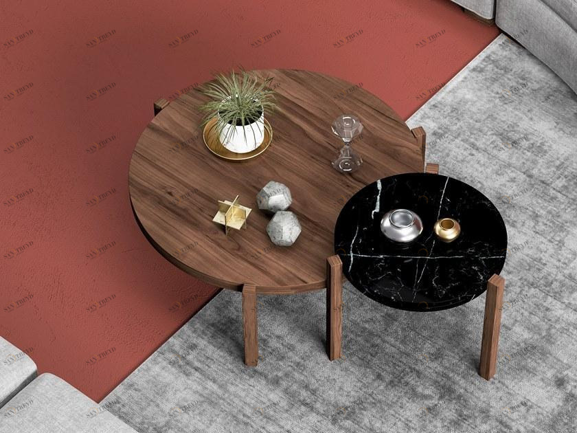 DE.CI Круглый журнальный столик Geom 06-circ-100