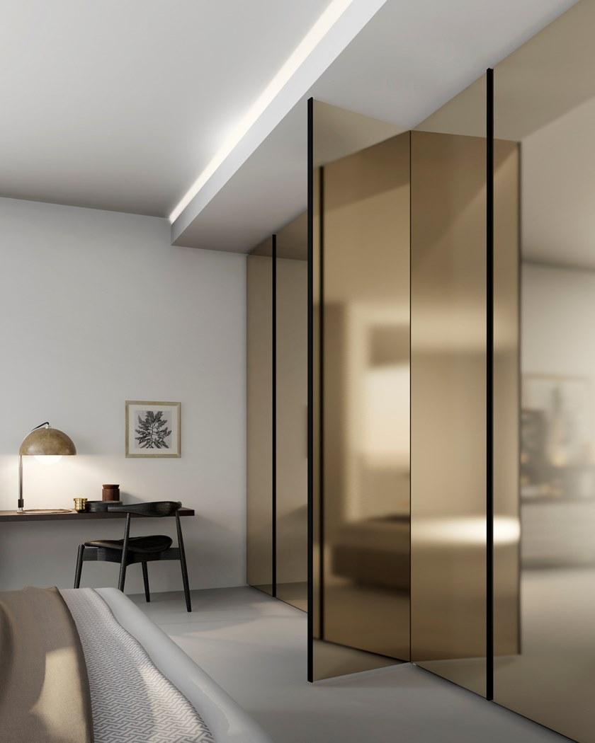 De Rosso Гардероб с распашными дверцами и встроенной зеркальной ручкой sun-id-1410452 - Вид №2