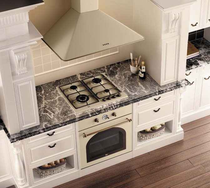 254199 Вытяжка Teka DOS 60 BEIGE-BRASS Польша  - Вид №1