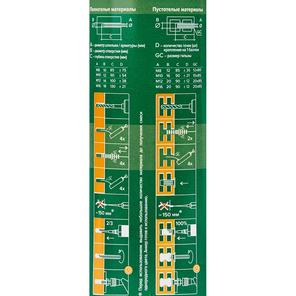 Анкер химический Партнер Poly SF CE 400 BCR универсальный Santreyd STLM-2041992 - Вид №2