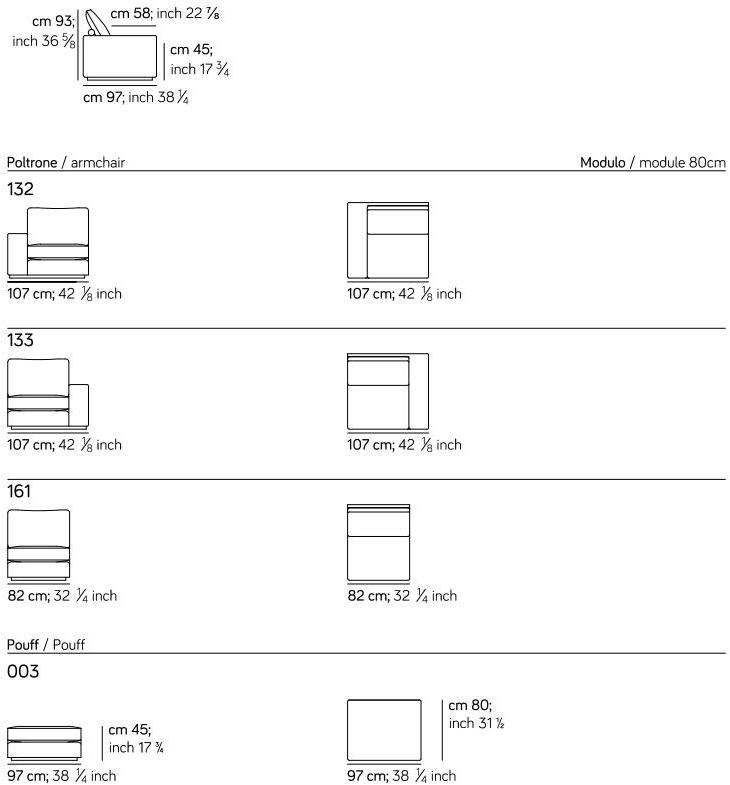 AMURA 3-х местный кожаный диван Murray Am022.296 - Вид №6