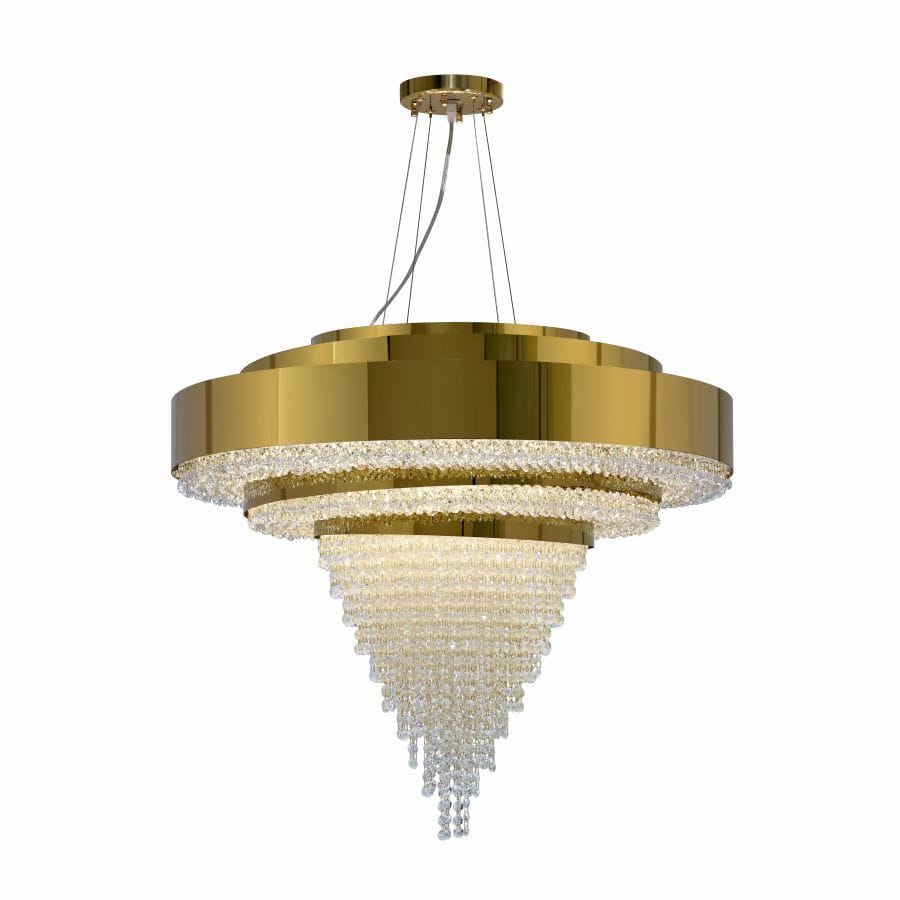 Подвесной светильник из нержавеющей стали с кристаллами K-Lighting Baco ARCH-00044125 - Вид №1