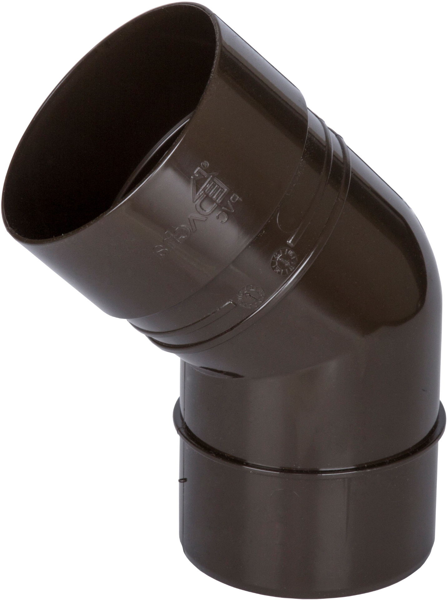 81930128 Колено Dacha 80 мм 45 градусов коричневый STLM-0014094 DÖCKE