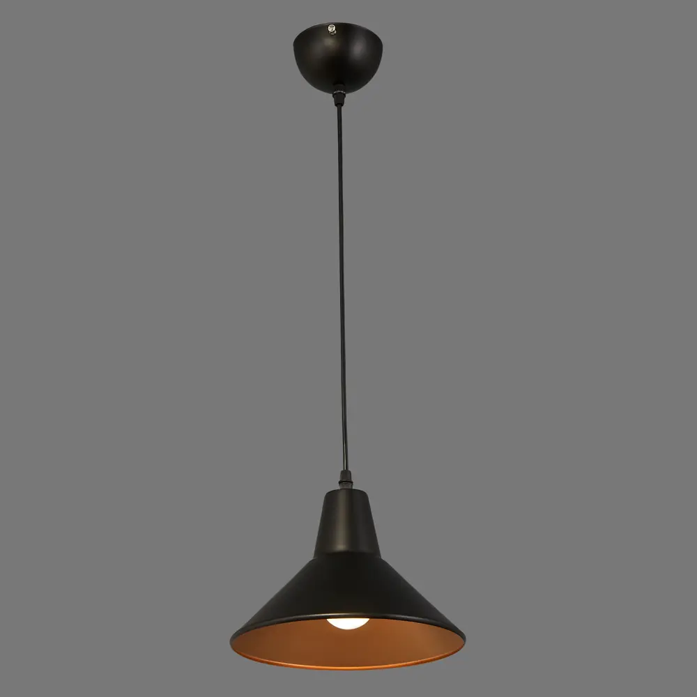 Подвес 1400/1P 1xE27x60 Вт, цвет чёрный/золото 18714335 STLM-2033082 JLIGHT  - Вид №3
