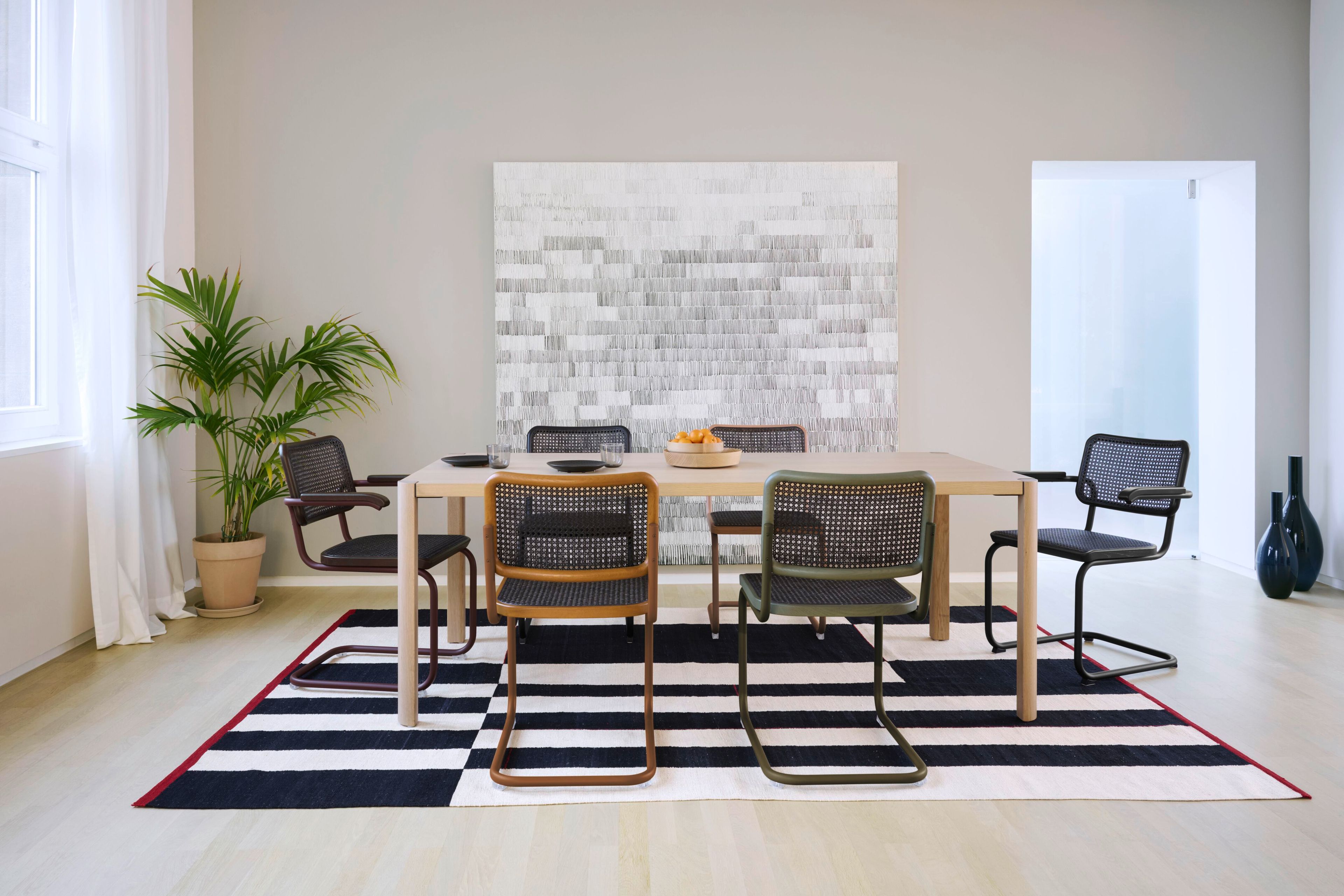 Консольный стул с усиленной технической тканью THONET S 32 / S 64 ARCH-00057528 - Вид №7