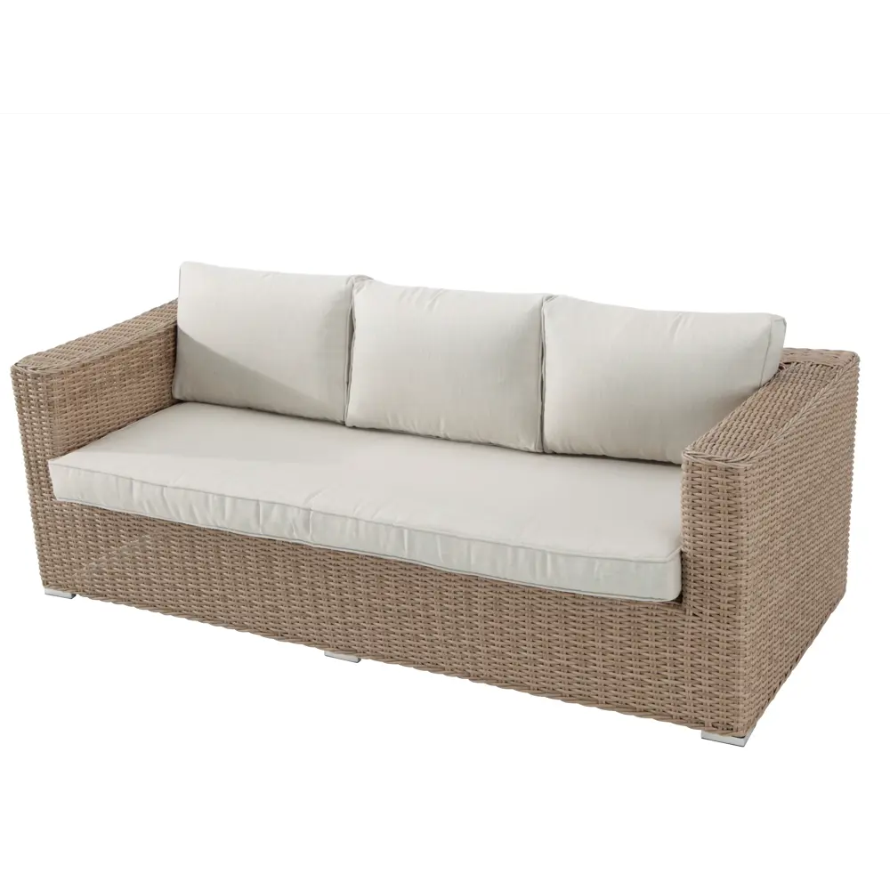 Диван садовый Alu трёхместный, цвет бежевый NATERIAL STLM-2064291