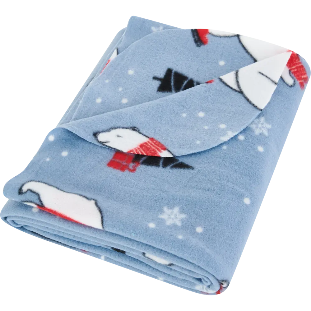 Плед Полярники 120x150 см флис цвет серый Ardenza Новогодняя STLM-2076597 - Вид №3