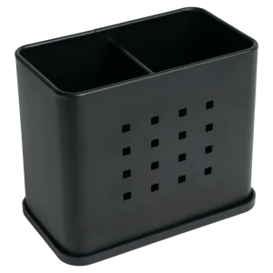 Лоток для столовых приборов Two Dolfins — чёрный металлический органайзер 89422295