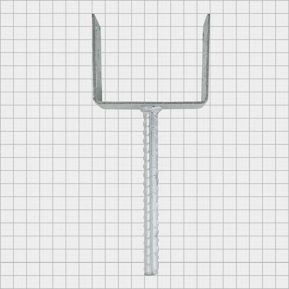 Опора бруса закладная 121х60х300х4 Santreyd STLM-2142321 - Вид №3