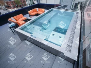 Diamond Spas Прямоугольная гидромассажная ванна для улицы