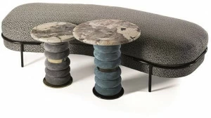 Longhi Мягкая скамья из ткани Loveluxe 2020 – sartoria collection X 441