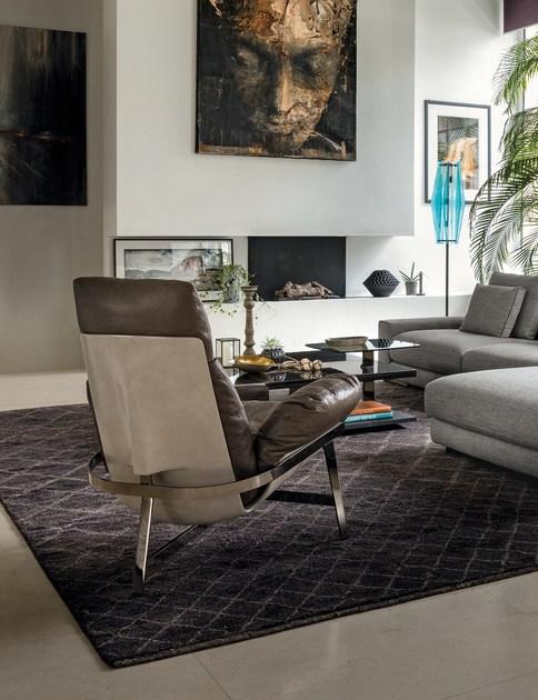 Arketipo Кожаное кресло с подлокотниками sun-id-1465919 - Вид №1