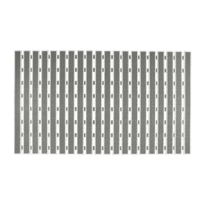 Коврик для ванной Аквалиния Идеал противоскользящий 38x69 см цвет серый