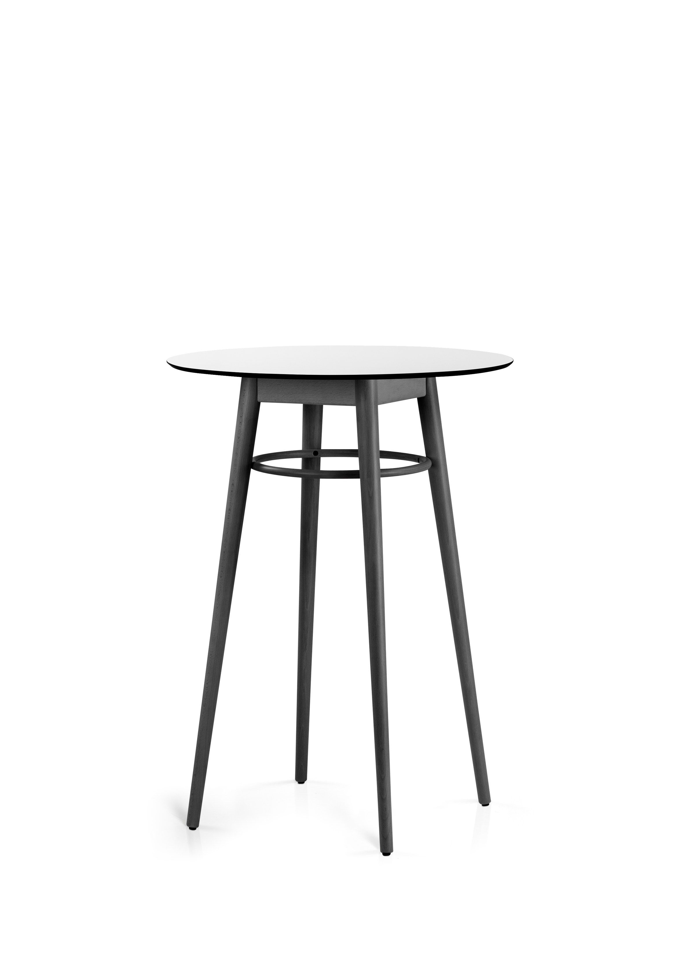 Высокий круглый стол из бука ALMA DESIGN Вирна ARCH-00095919 - Вид №6