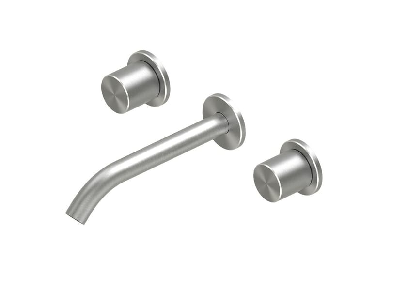 Настенный смеситель для раковины из нержавеющей стали Quadrodesign Hum ARCH-00128109