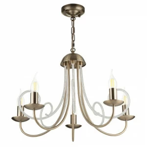 Подвесная люстра Freya Nicole FR2008PL-05BZ FREYA NICOLE 279381 Бронза