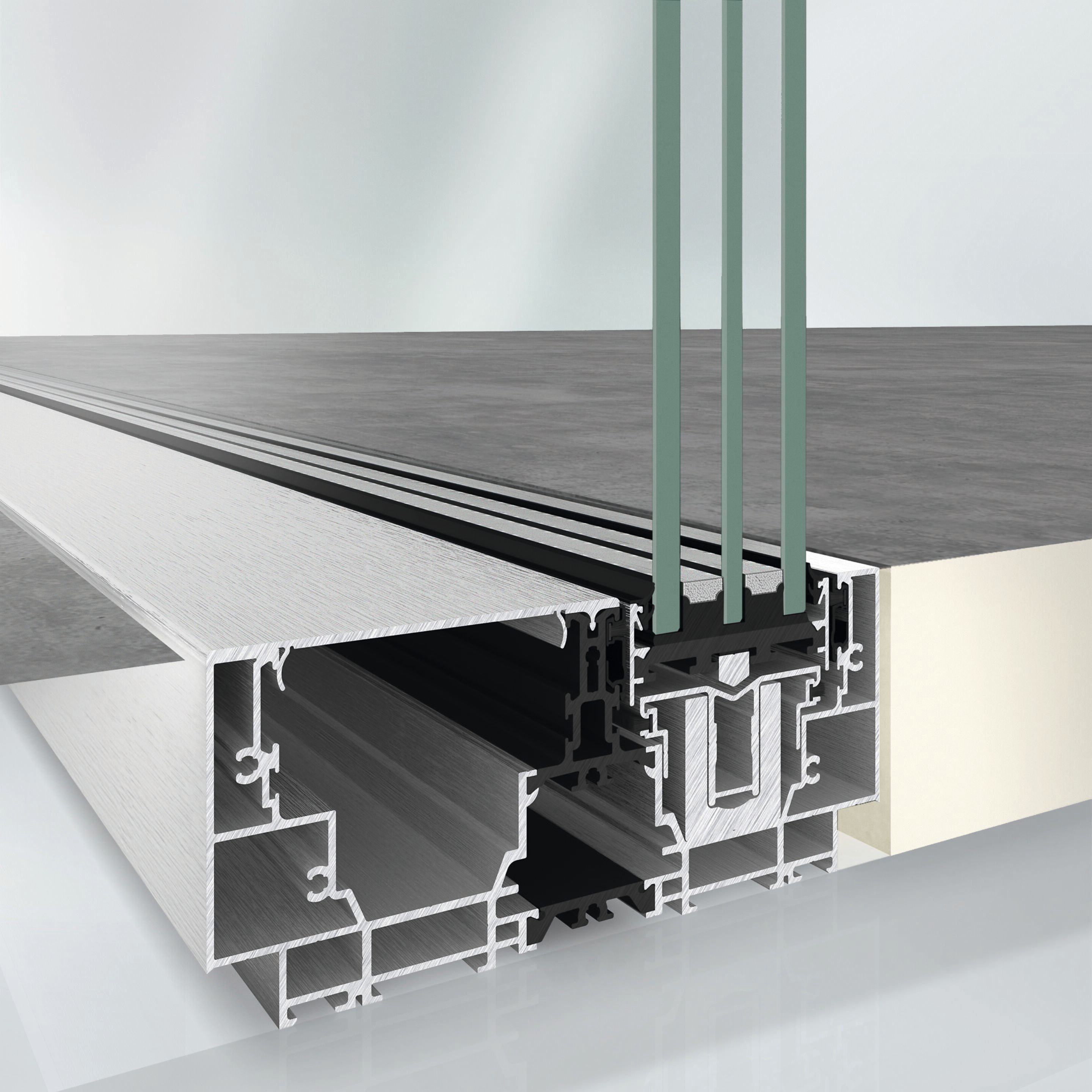 Алюминиевая и стеклянная раздвижная система Schüco Schüco AS PD 75.HI ARCH-00040078 - Вид №22