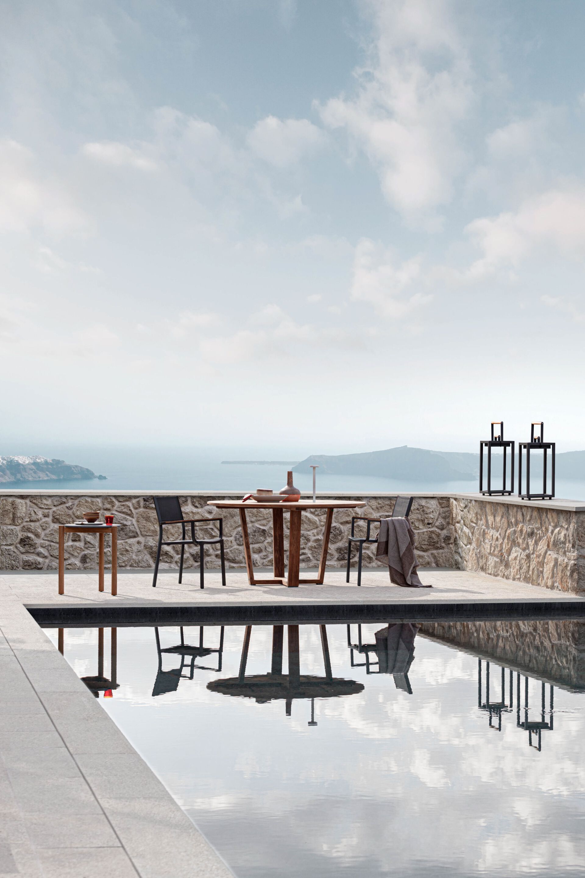 Алюминиевый штабелируемый садовый стул с подлокотниками Atmosphera ARCH-00007786 - Вид №2