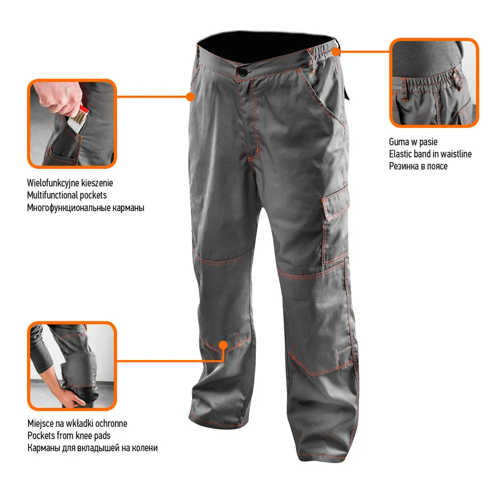 Брюки рабочие Neo, размер S/48 Neò BASIC STLM-2079141 - Вид №3