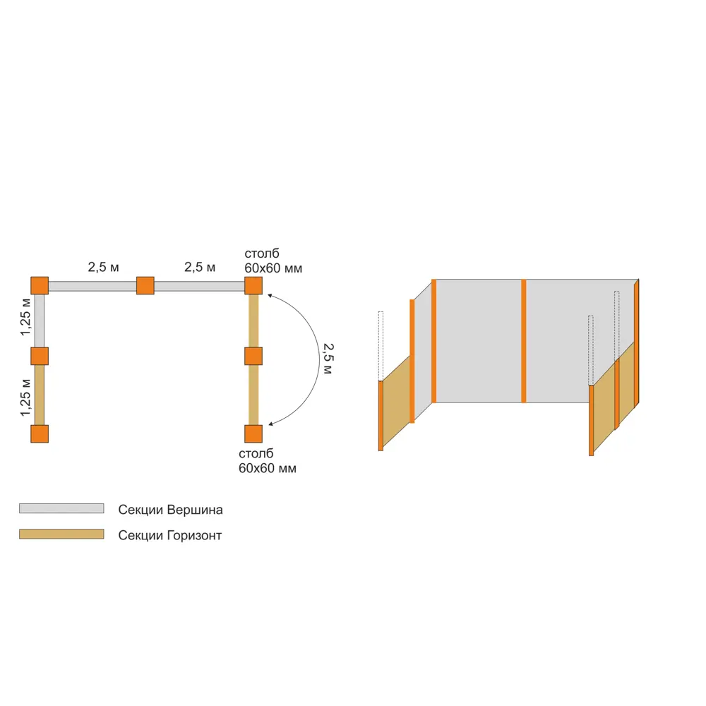 Набор П-планок еврожалюзи Утес 2 м 4.3 см RAL 7024 серый антрацит Santreyd STLM-2197434 - Вид №3