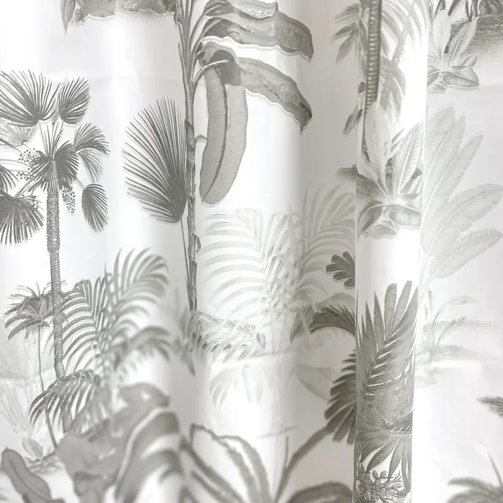 Штора для ванной Lemer Lerzac 180x180 см PEVA цвет белый/серый STLM-2156073 - Вид №5