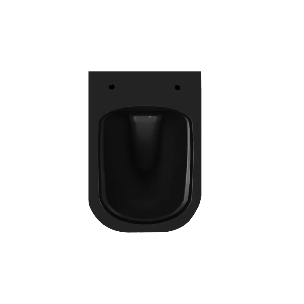 Комплект инсталляция с унитазом Culto Jakob с кнопкой цвет черный матовый STLM-2165950 - Вид №5