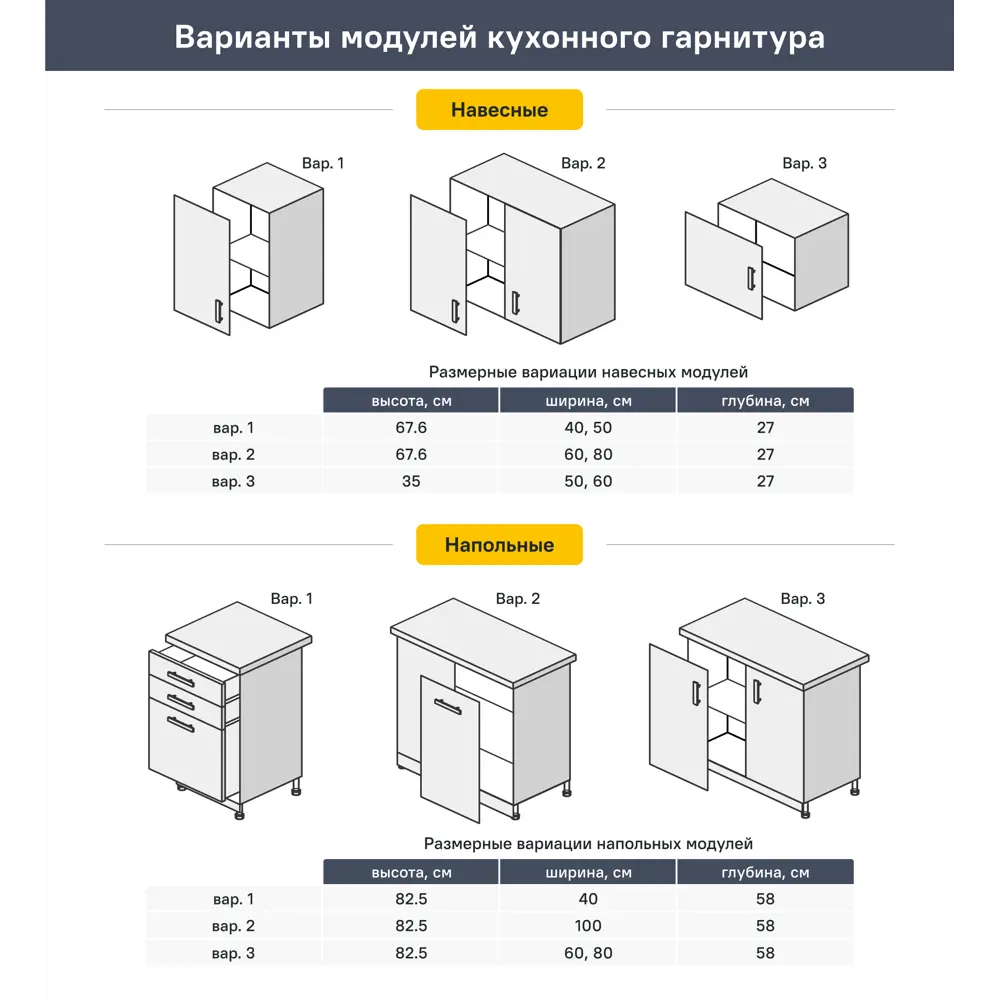Навесной шкаф Орель 50x33.8x29 см ЛДСП цвет бежевый Santreyd STLM-2057164 - Вид №7