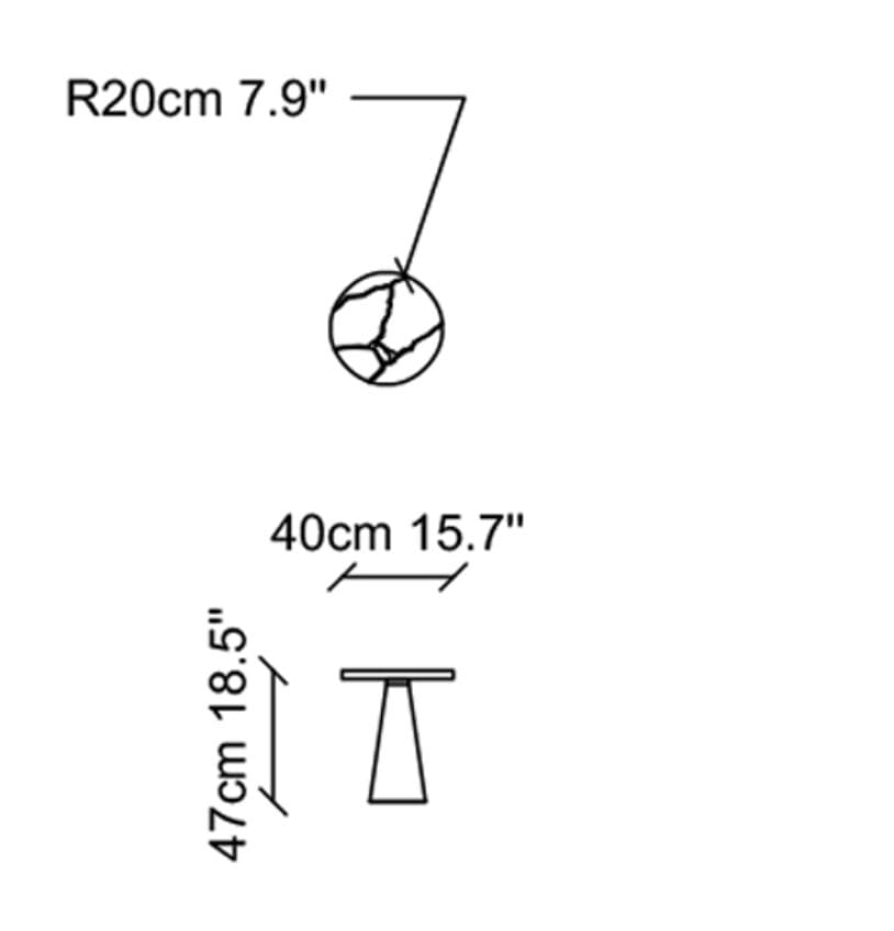Круглый деревянный журнальный столик NDESIGN глина ARCH-00123614 - Вид №4