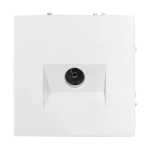 Телевизионная розетка MIRKL Grace белая встраиваемая 89393858