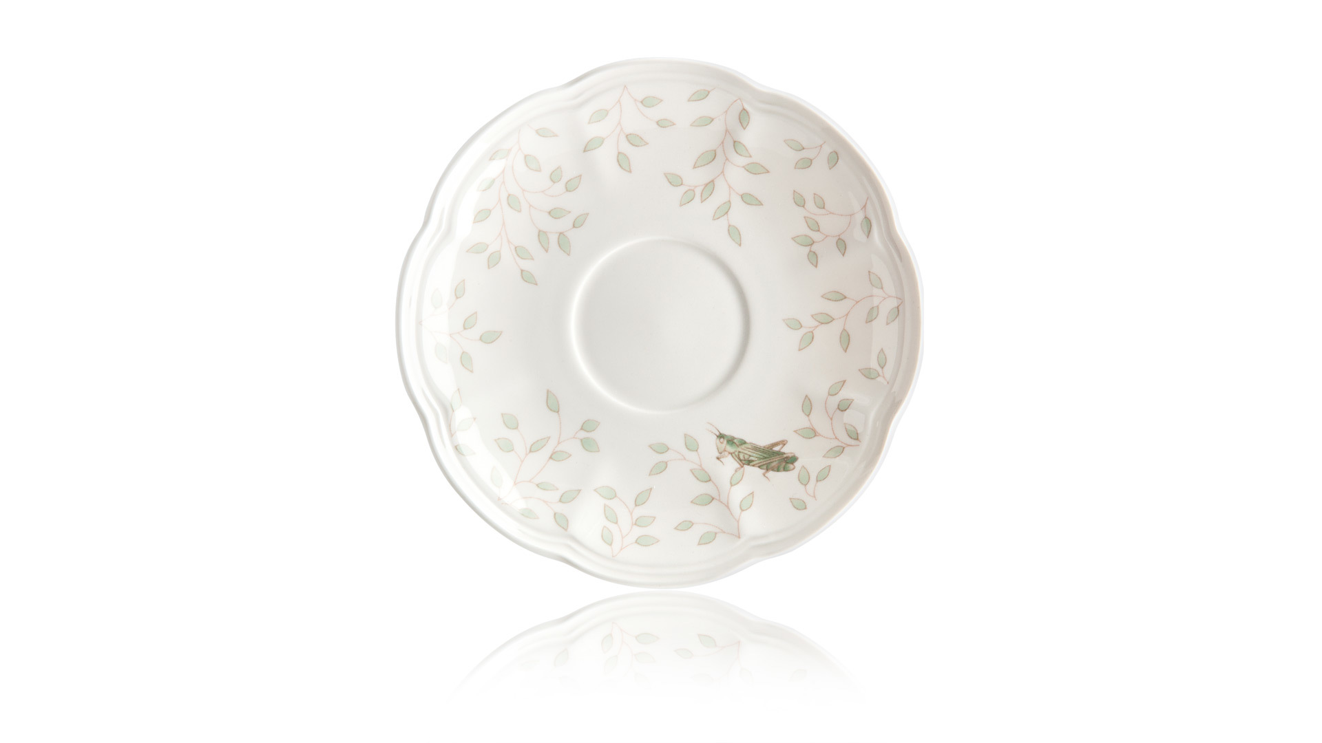 10525120 Lenox Чашка чайная с блюдцем Lenox "Бабочки на лугу" 240мл Фарфор  - Вид №3