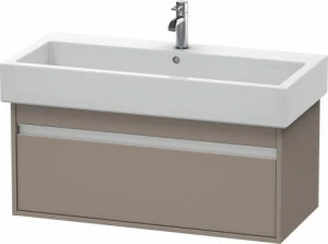 KT668804343 Ketho Тумбочка подвесная Базальт матовый, декор