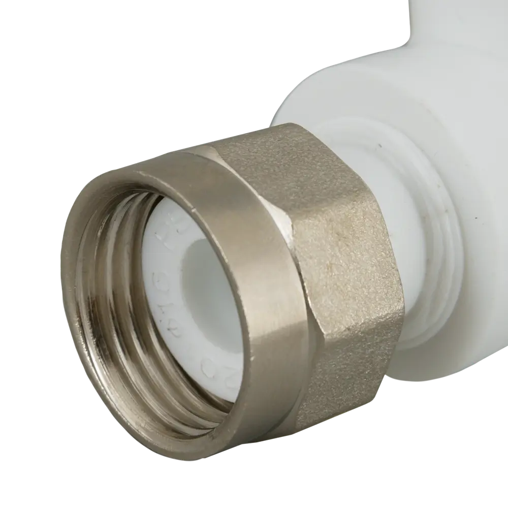 Угловой фитинг РВК 90° для соединения ПП труб с сантехникой 82222069 STLM-0022263 - Вид №1
