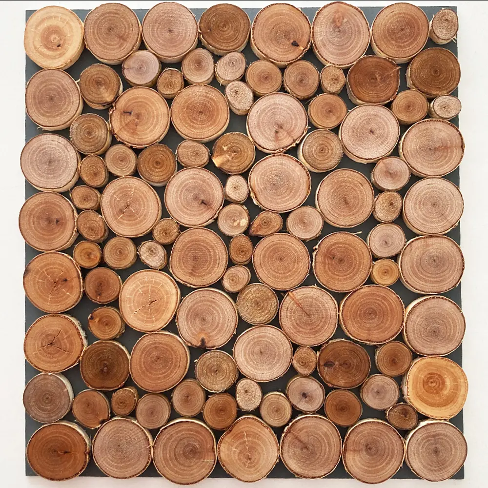 Панель 3D Симфония береза 36x40 см темная STLM-2144915