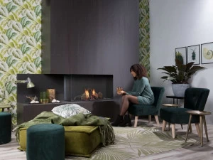 Element4 Угловой газовый камин Summum