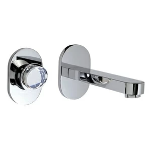 Однорычажный смеситель для раковины настенный с клапаном клик-клак 67.304C MAIER MUSE DIAMOND