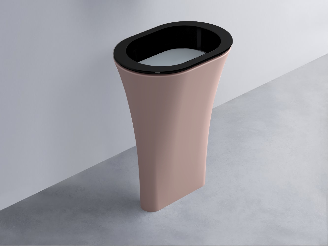 AMLA65-N+AMPILO-BR+AMCOLO-CP Раковина Amedeo Ovale отдельностоящая cielo Enjoy + Amedeo Ceramica Cielo