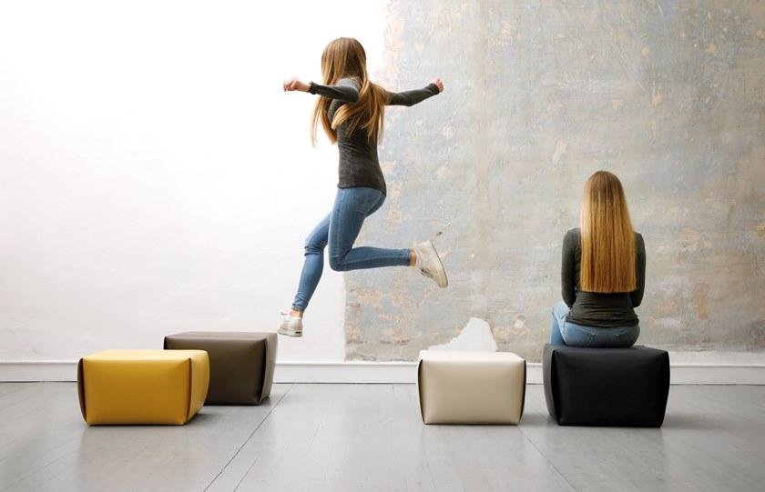 ManifestoDesign Прямоугольный кожаный пуф с обивкой sun-id-1366134 - Вид №5