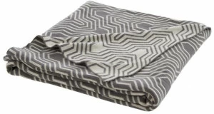 Ligne Roset Двусторонняя хлопковая клетка с графическими мотивами  11020006