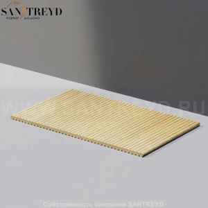 Agape TAPIRO Коврик из дерева 80 см под светлый дуб AKAR0524RN