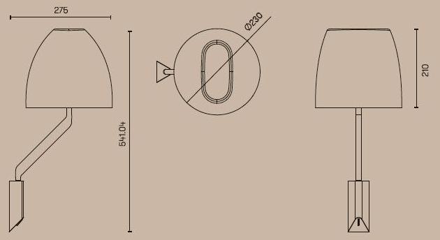 Grok Настенный светильник в pmma Flavia sun-id-1431669 - Вид №4