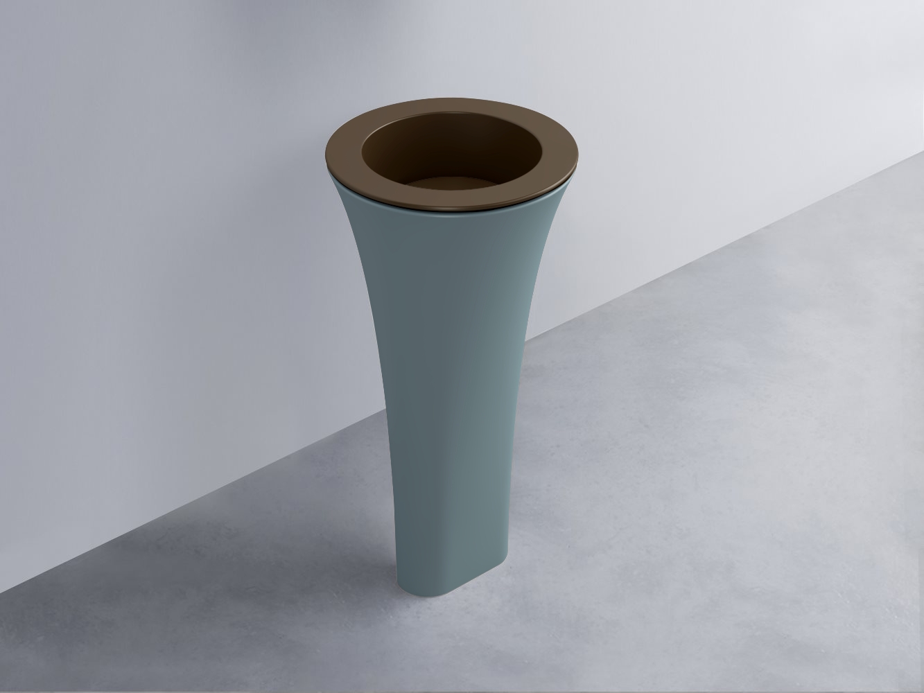 AMLA45-CA+AMPILT-CA+AMCOLT-PL Раковина Amedeo Tondo отдельностоящая cielo Enjoy + Amedeo Ceramica Cielo