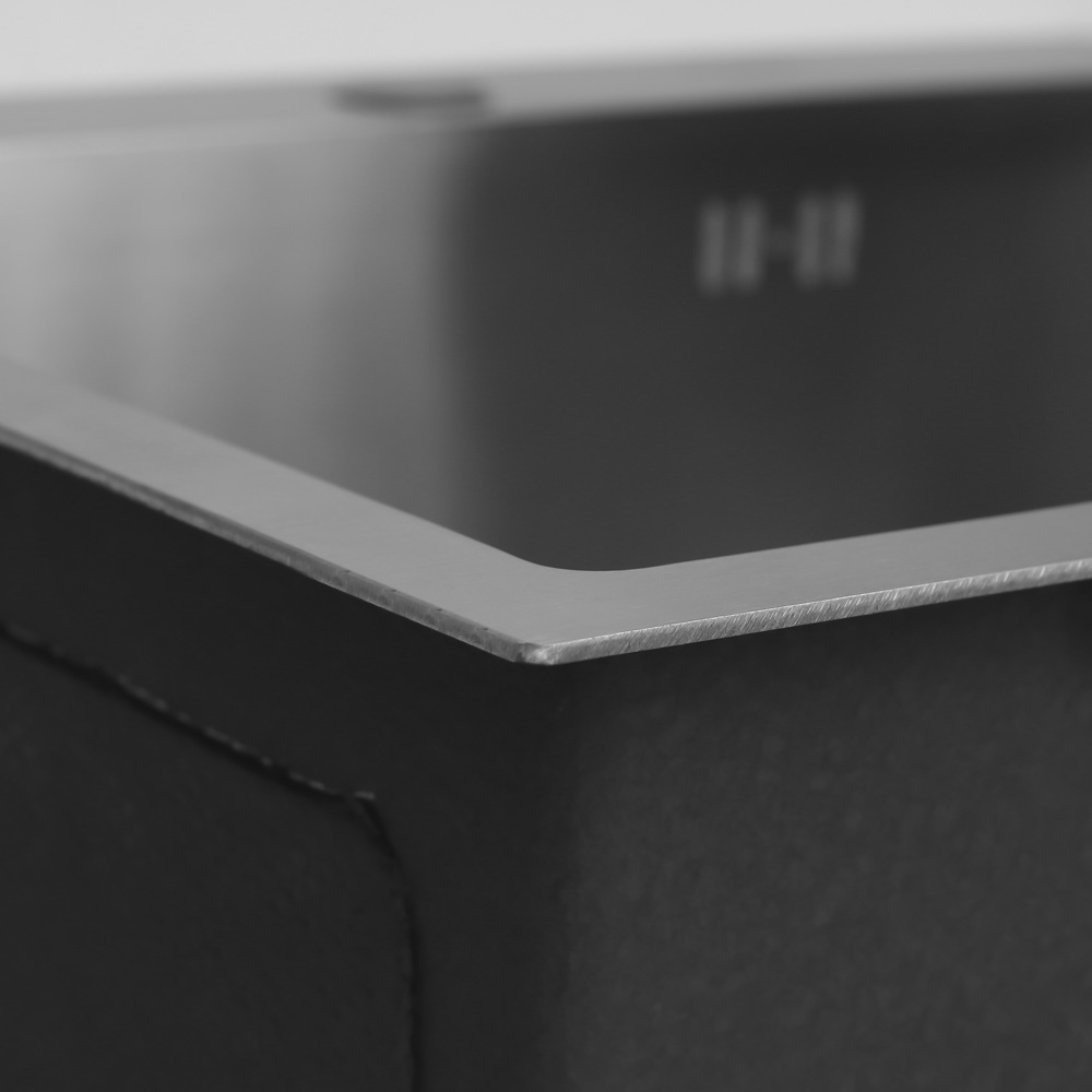 Мойка H5045 MELANA ProfLine 3,0/200 САТИН врезная прямоугольная с коландером H5045 H5045 сатин - Вид №9