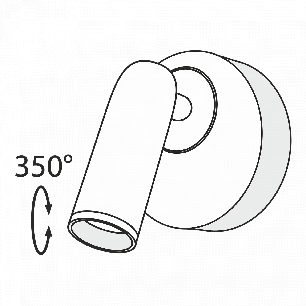 Бра настенное черное Mirax C038 TECHNICAL CEILING & WALL 00-3957387 Черный  - Вид №4