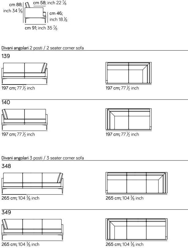 AMURA 3-х местный кожаный диван Segno Am008.0296 - Вид №6